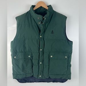 Polo Ralph Lauren Rugby Puffer Down Vest RRL Forest Green VTG Size XL
